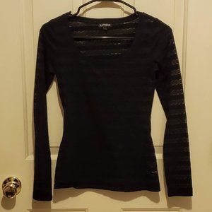 Long sleeve Lace top from Express